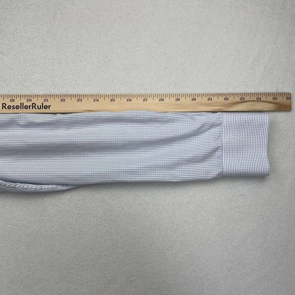 Eton Mens White Long Sleeve Collared Button Front Dress Shirt EUR 41 16 - Picture 10 of 11